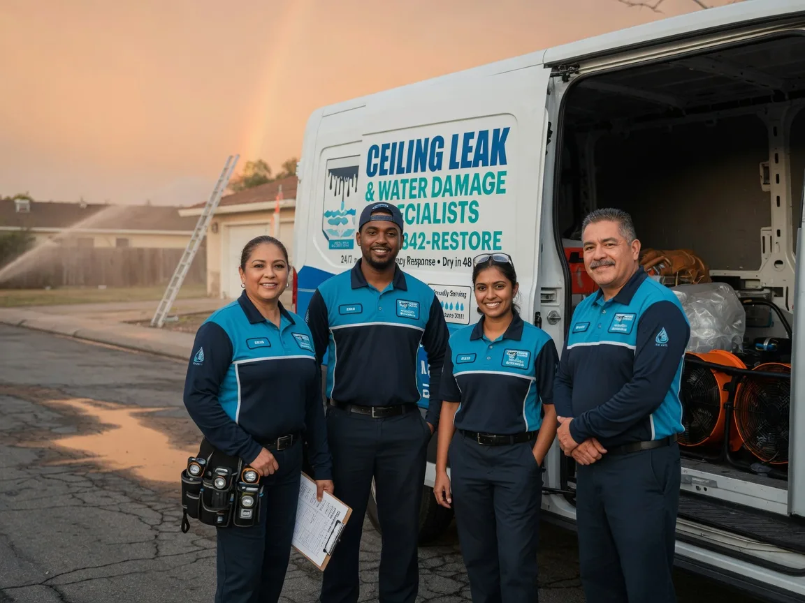 Ceiling Leak Cleanup company in Strausstown, PA